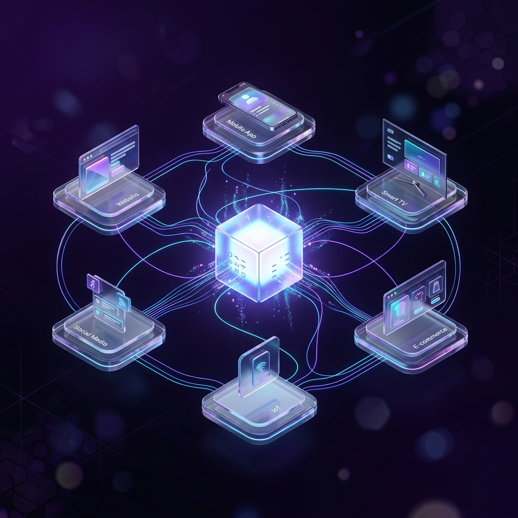 Stoore AI decoupled headless architecture visualization